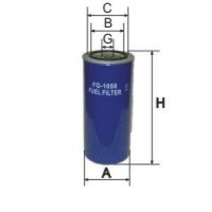 Фильтр топливный FG1058  (GOODWILL) Фильтр топливный Д-245 ЕВРО-3 тонкой очистки, DAUTZ (24 шт);